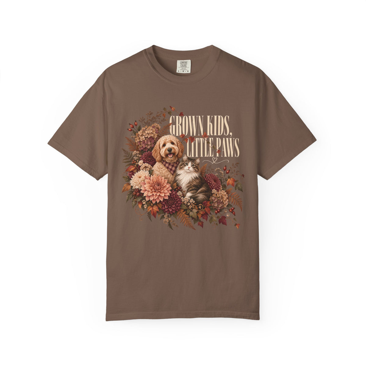 Grown Kids Little Paws T-Shirt – Empty Nester Dog & Cat Lover Tee