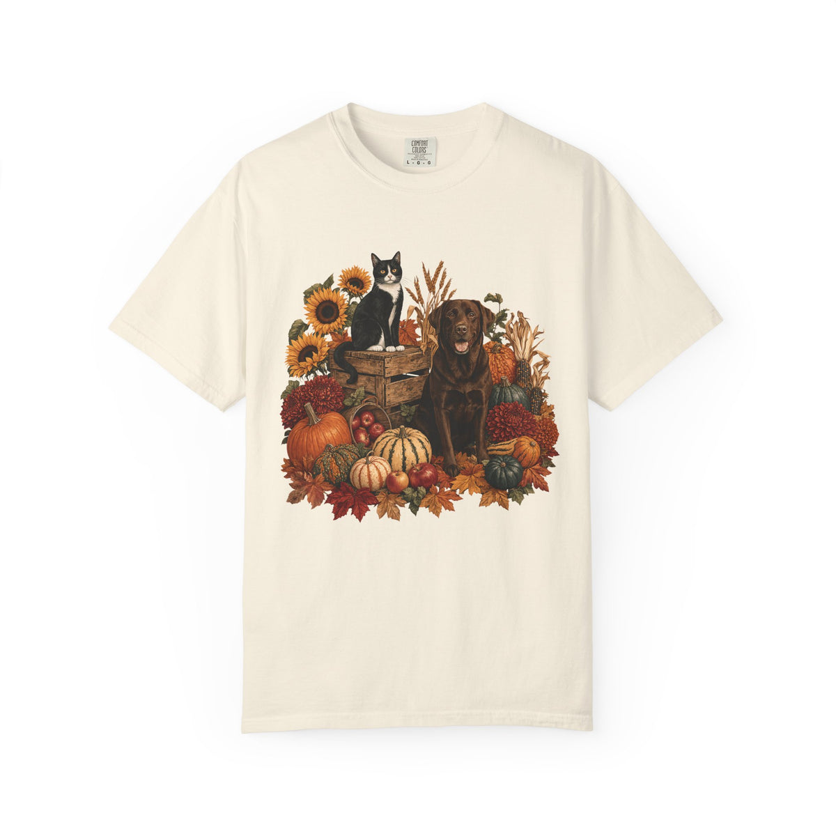 Autumn Paws T-Shirt – Cozy Fall Dog & Cat Lover Shirt