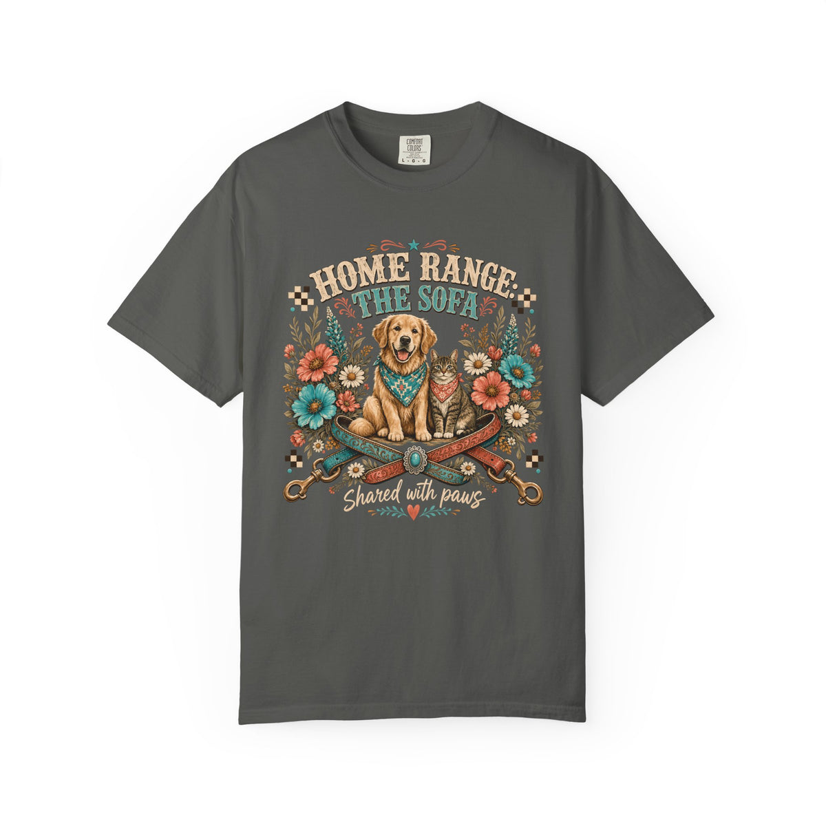 Home Range The Sofa Dog and Cat T-Shirt – Western Pet Parent Tee
