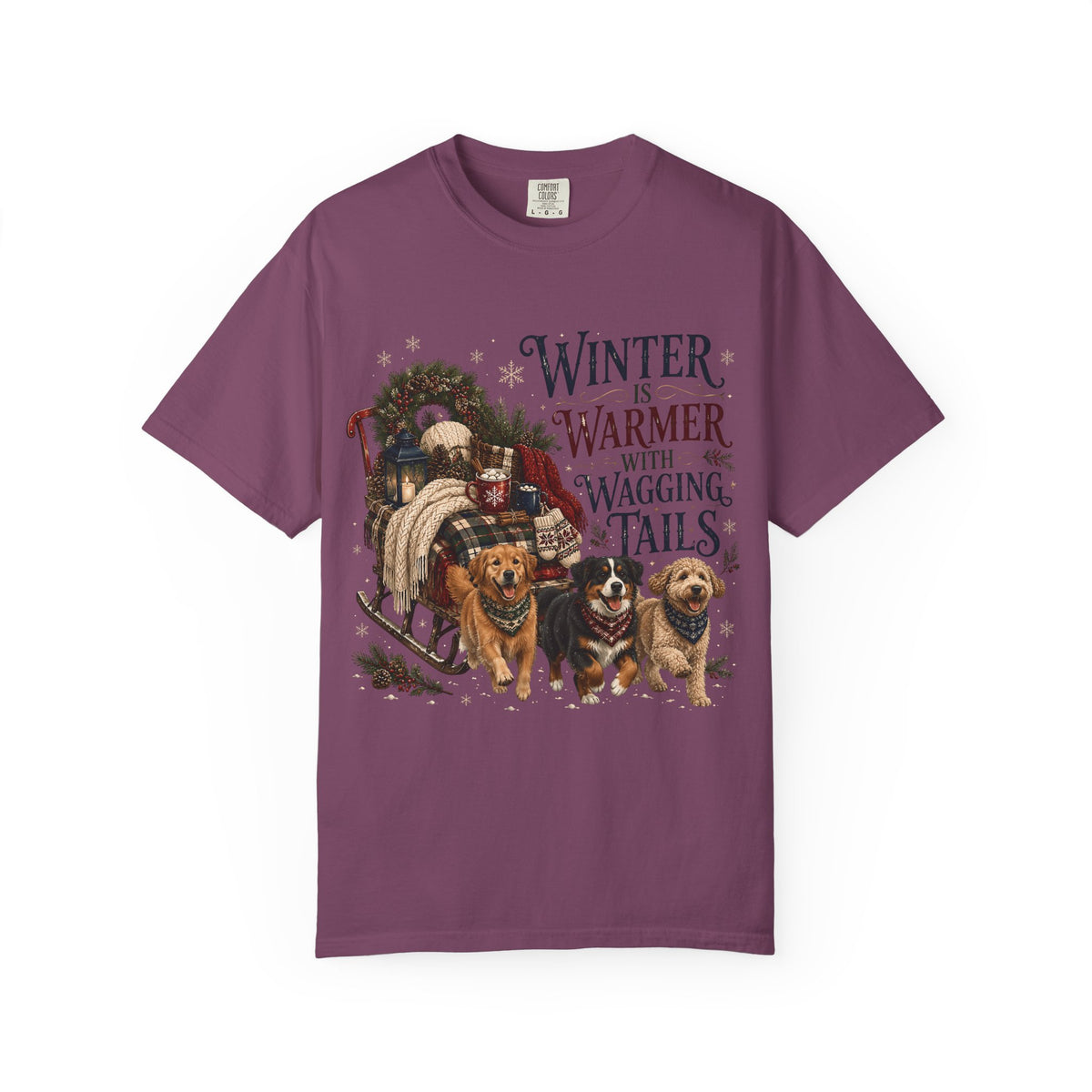 Winter Is Warmer With Wagging T-Shirt