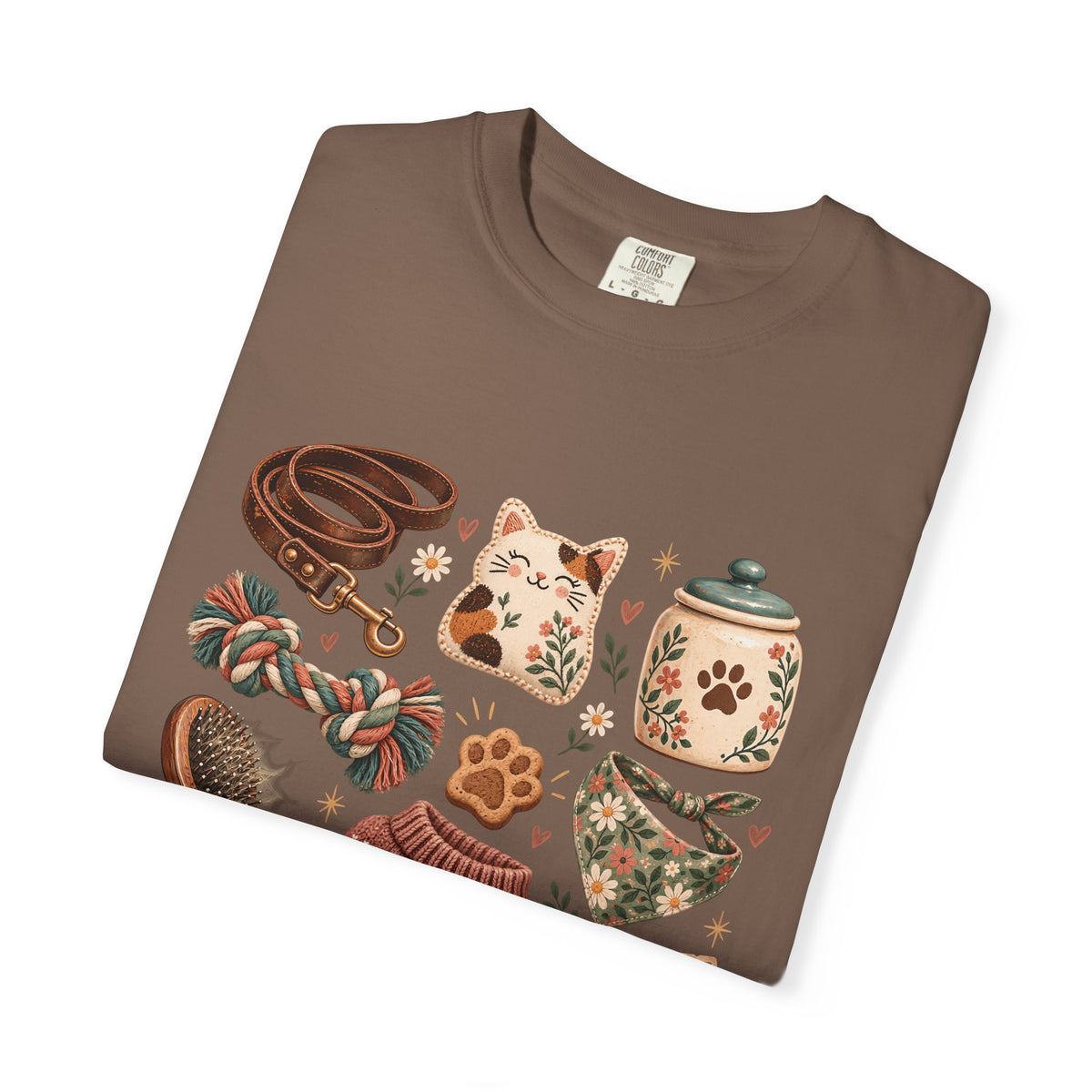 Cozy Pet Parent Essentials T-Shirt – Vintage Dog & Cat Lover Tee