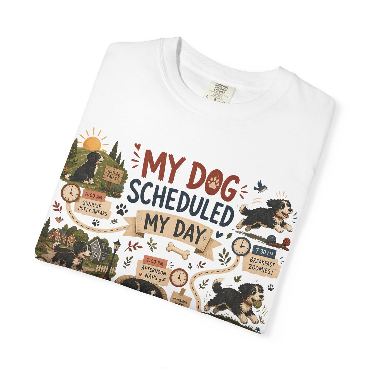 My Dog Scheduled My Day T-Shirt
