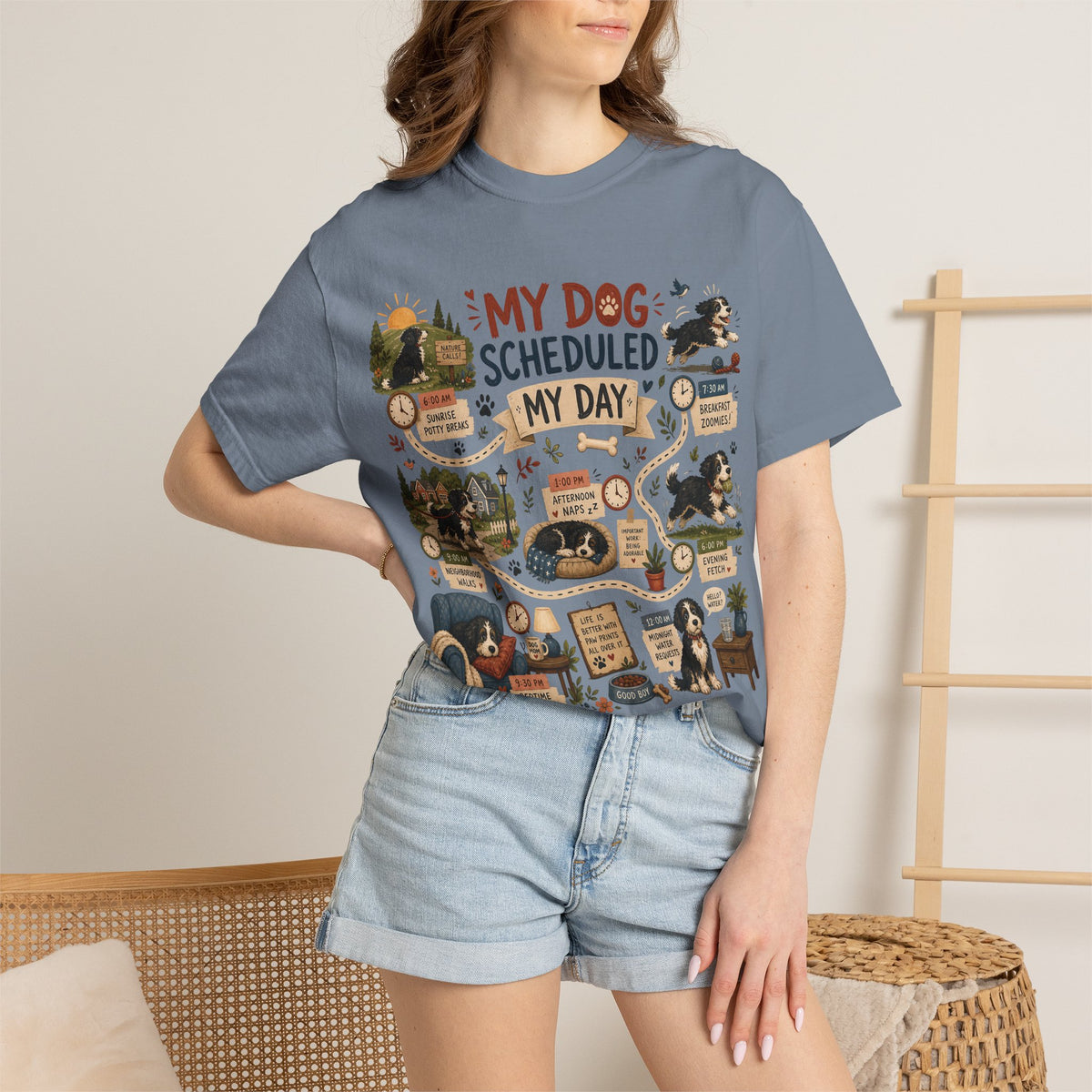 My Dog Scheduled My Day T-Shirt