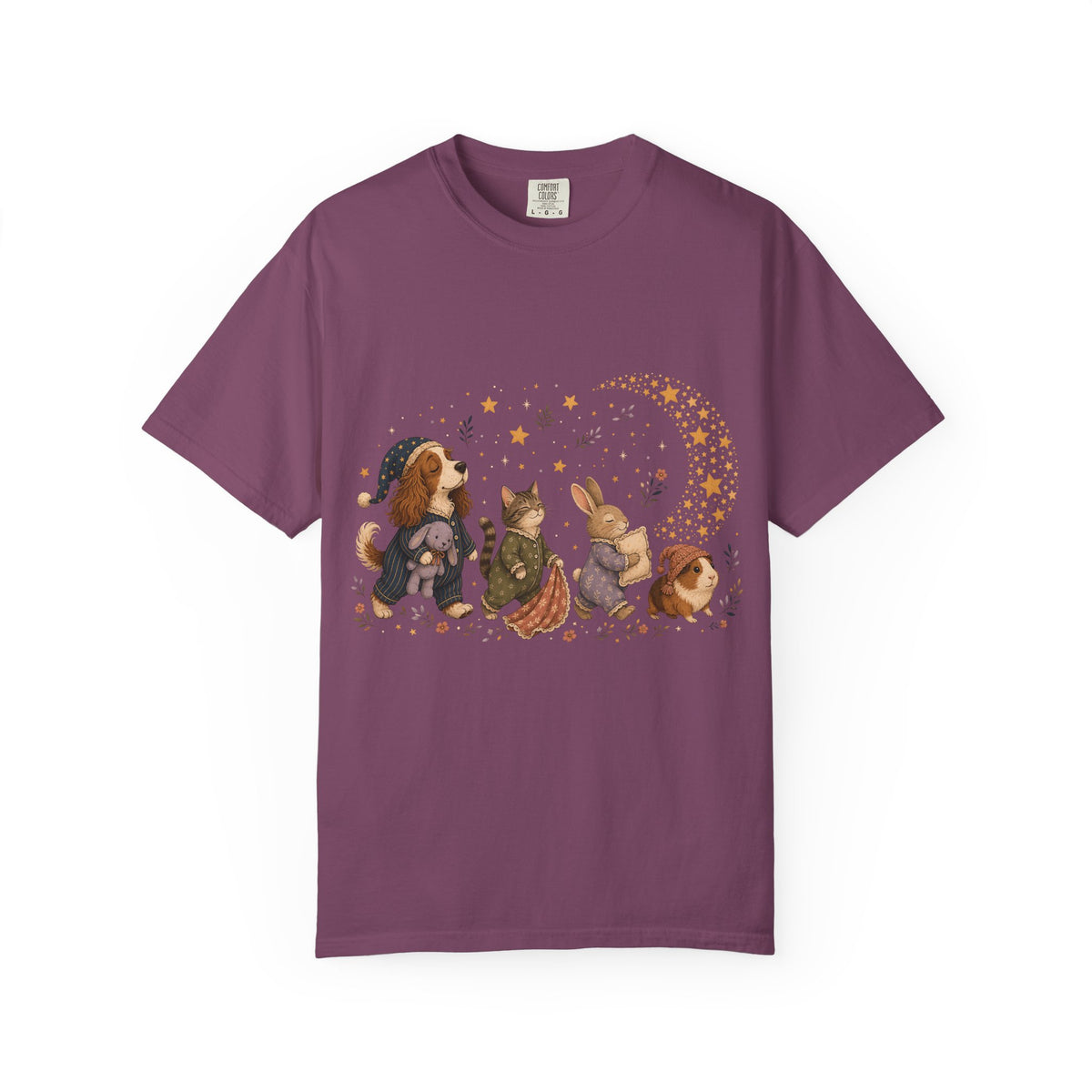 Cozy Bedtime Pet Parade T-Shirt