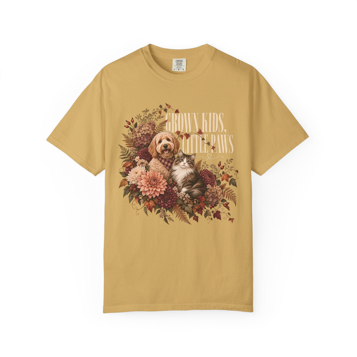 Grown Kids Little Paws T-Shirt – Empty Nester Dog & Cat Lover Tee