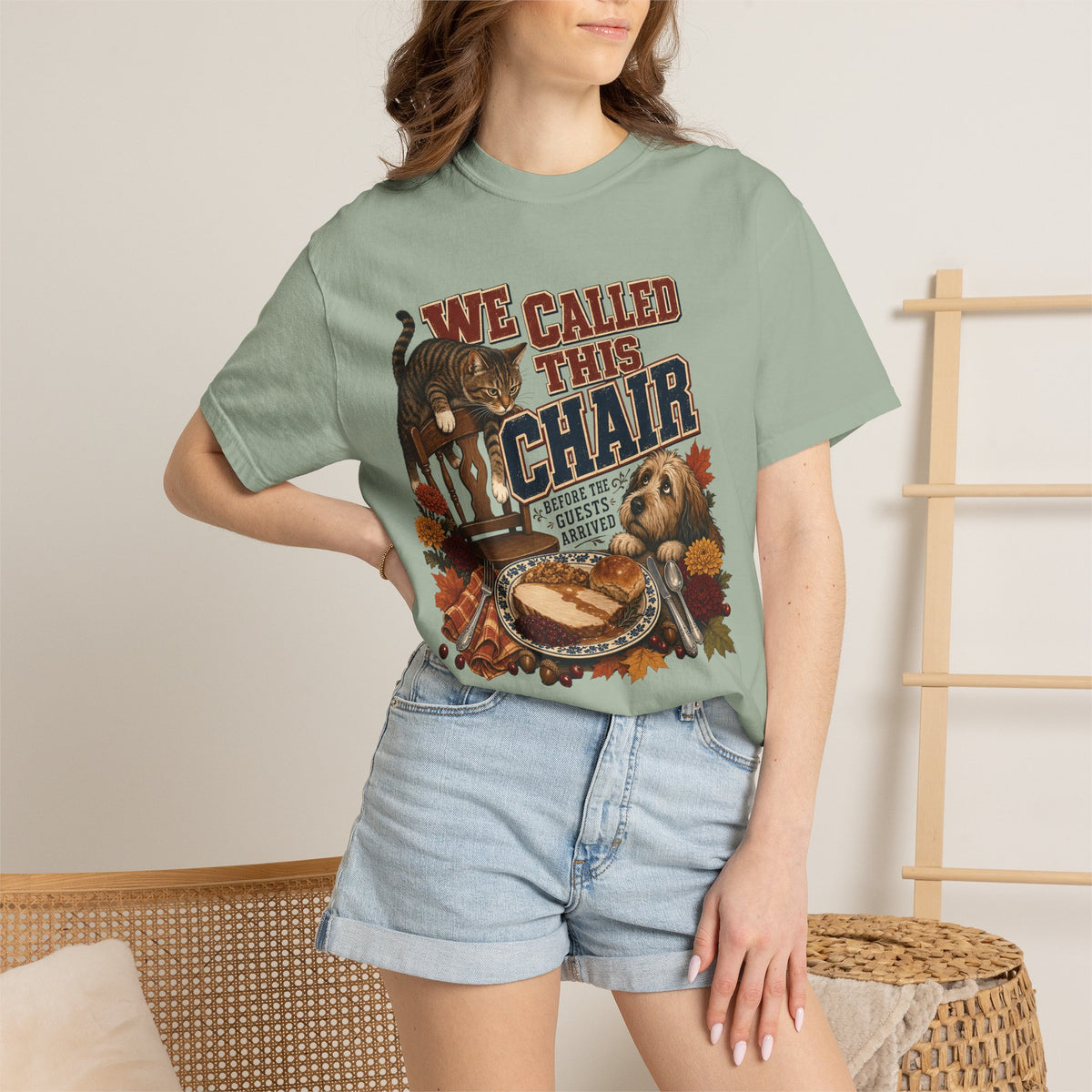 We Called This Chair – Funny Dog & Cat Pet Lover T-Shirt