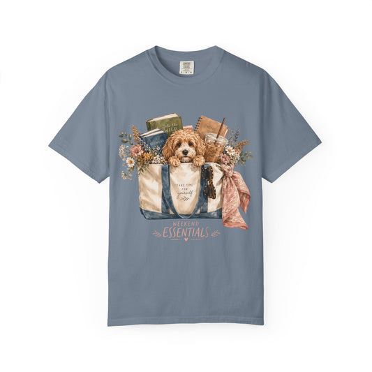 Weekend Essentials Dog Mom — Cute Pet Lover T-Shirt