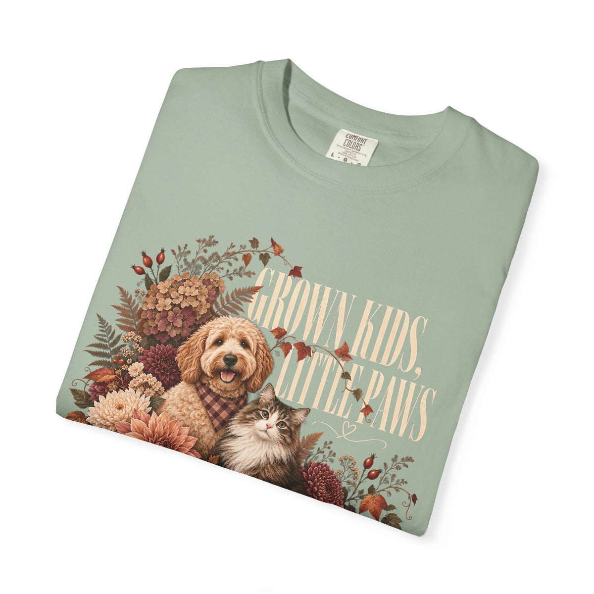 Grown Kids Little Paws T-Shirt – Empty Nester Dog & Cat Lover Tee