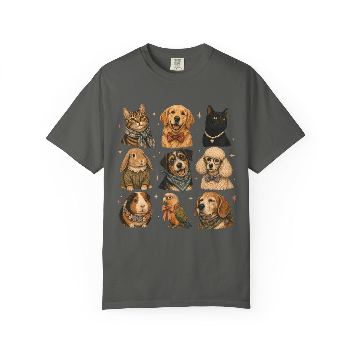 Chic Pet Portrait Gallery T-Shirt