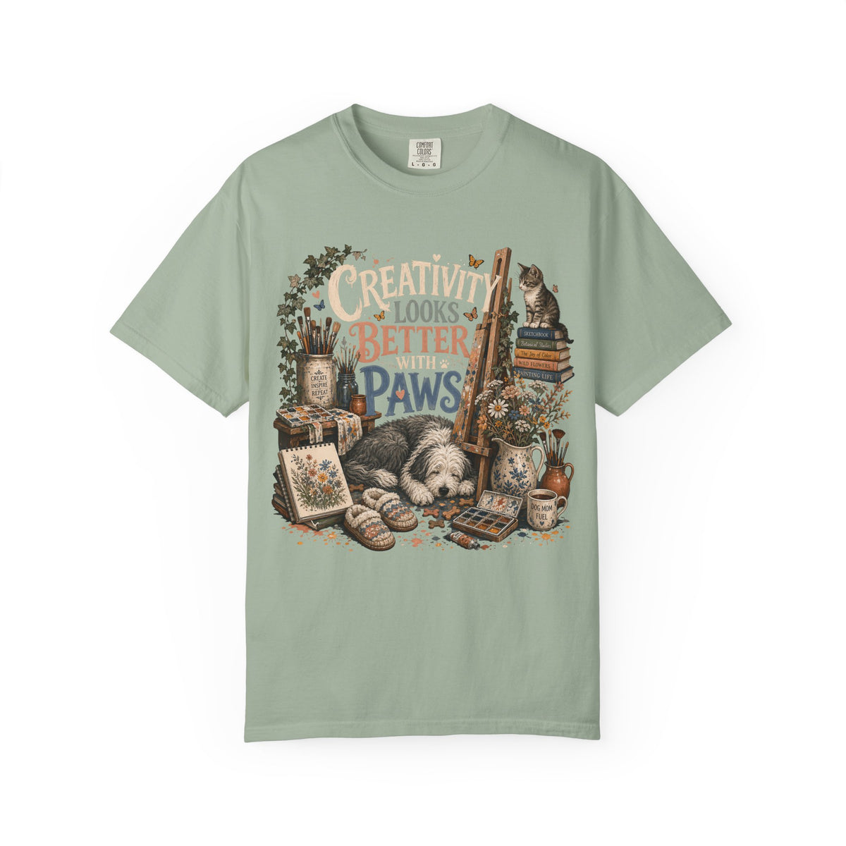 Creativity Looks Better With Paws T-Shirt