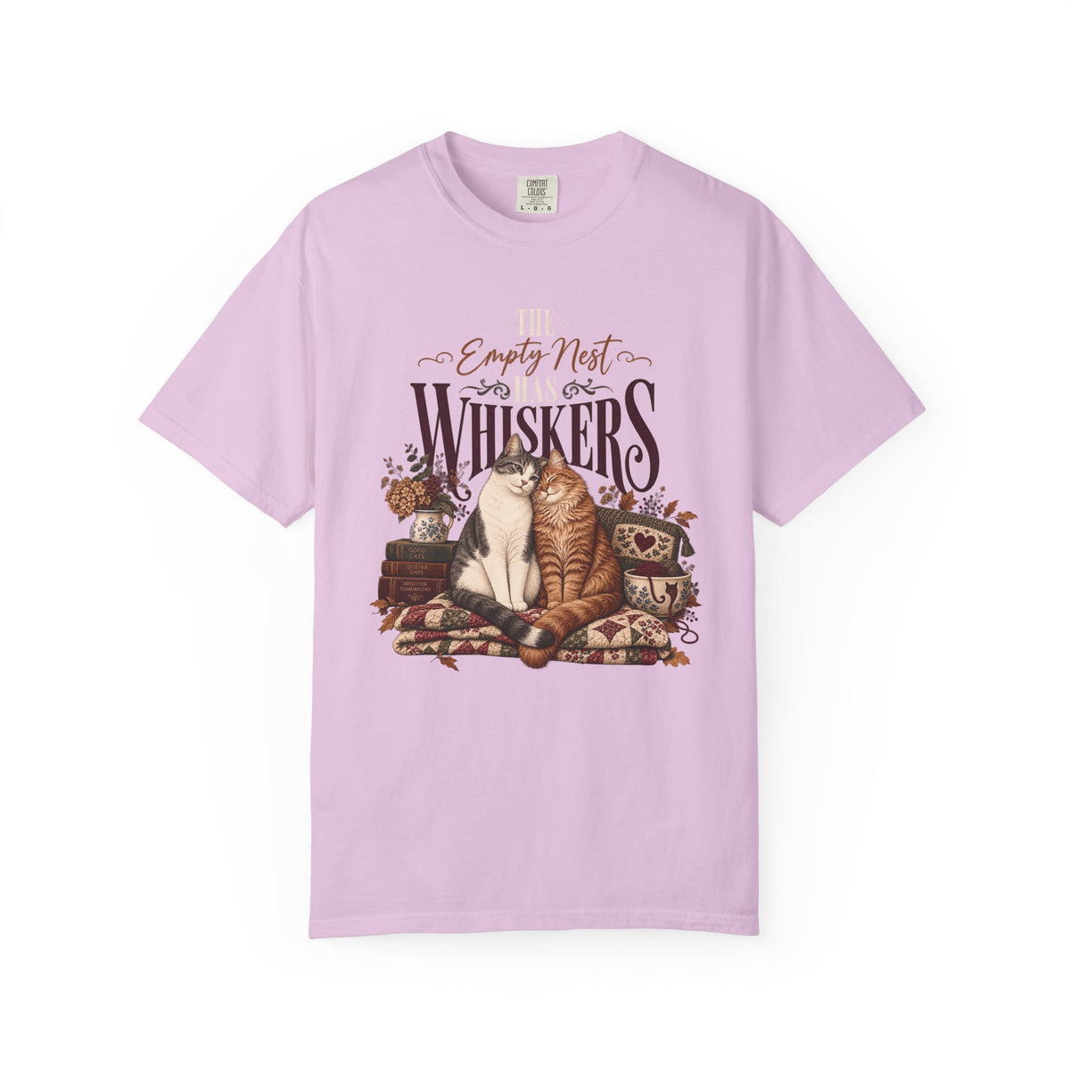 The Empty Nest Has Whiskers T-Shirt – Cat Mom Empty Nester Tee