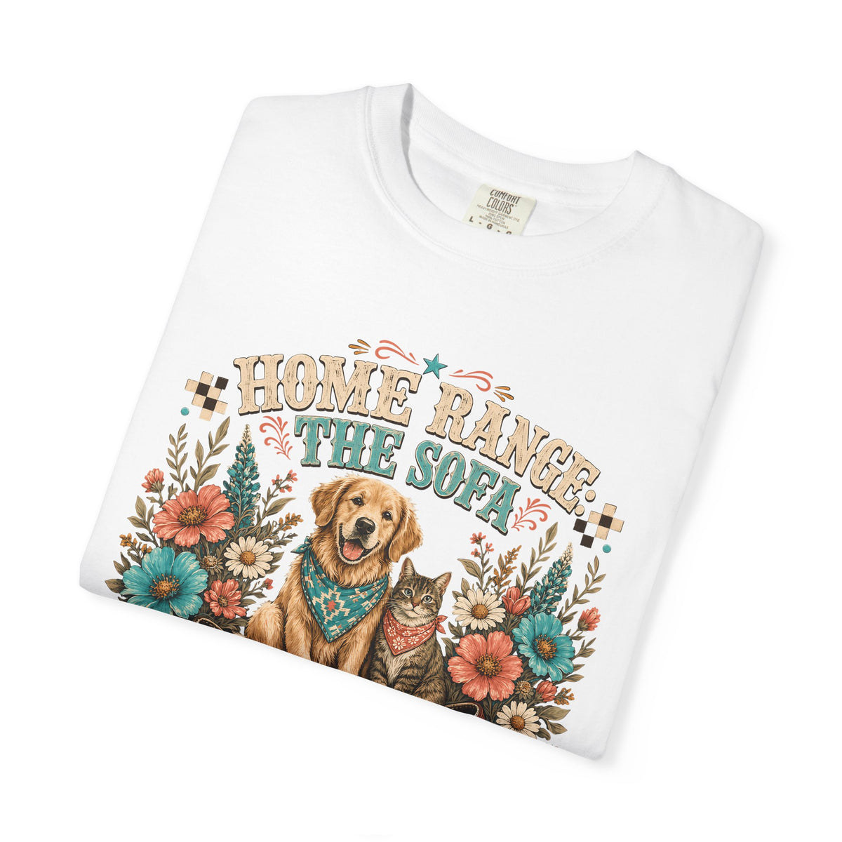 Home Range The Sofa Dog and Cat T-Shirt – Western Pet Parent Tee