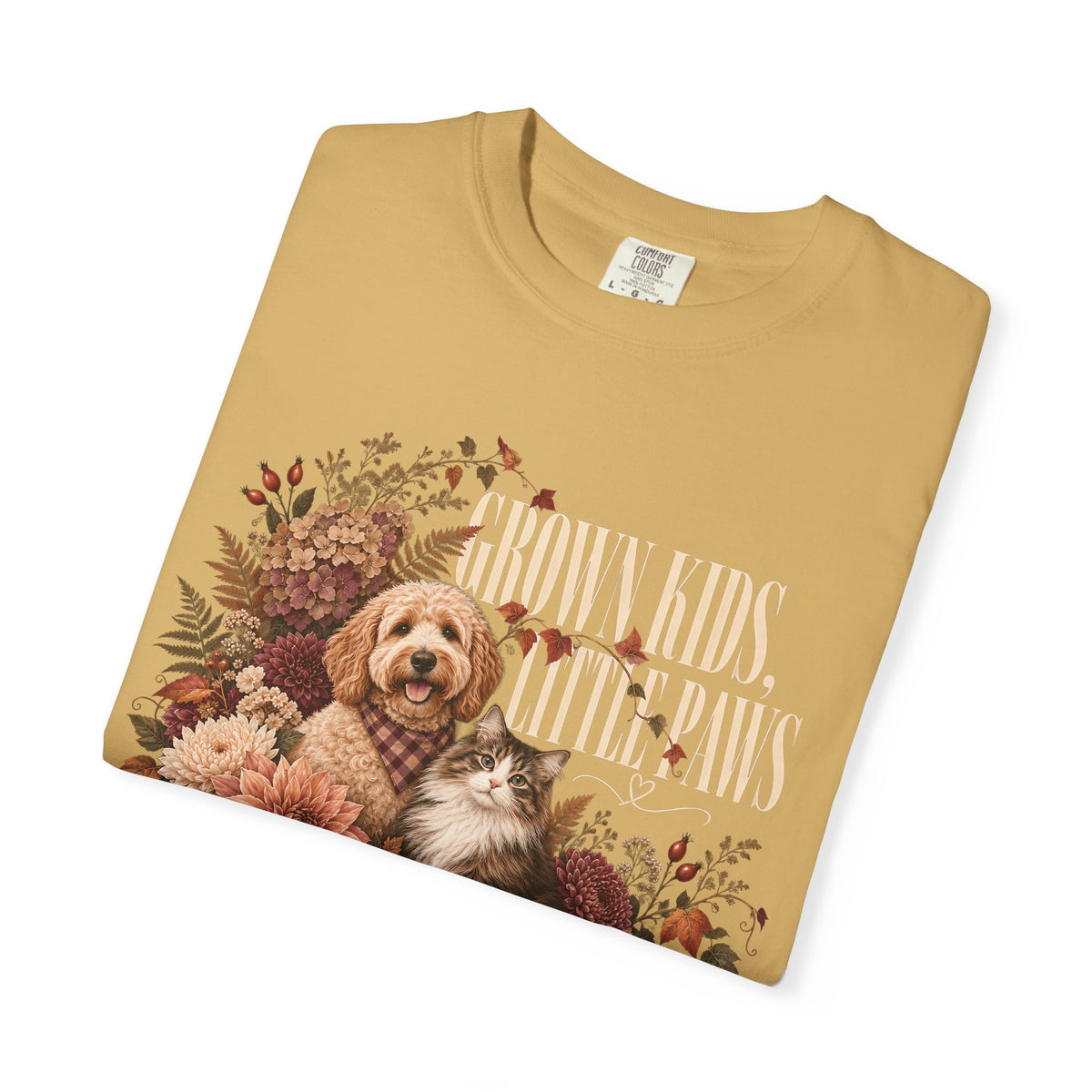 Grown Kids Little Paws T-Shirt – Empty Nester Dog & Cat Lover Tee