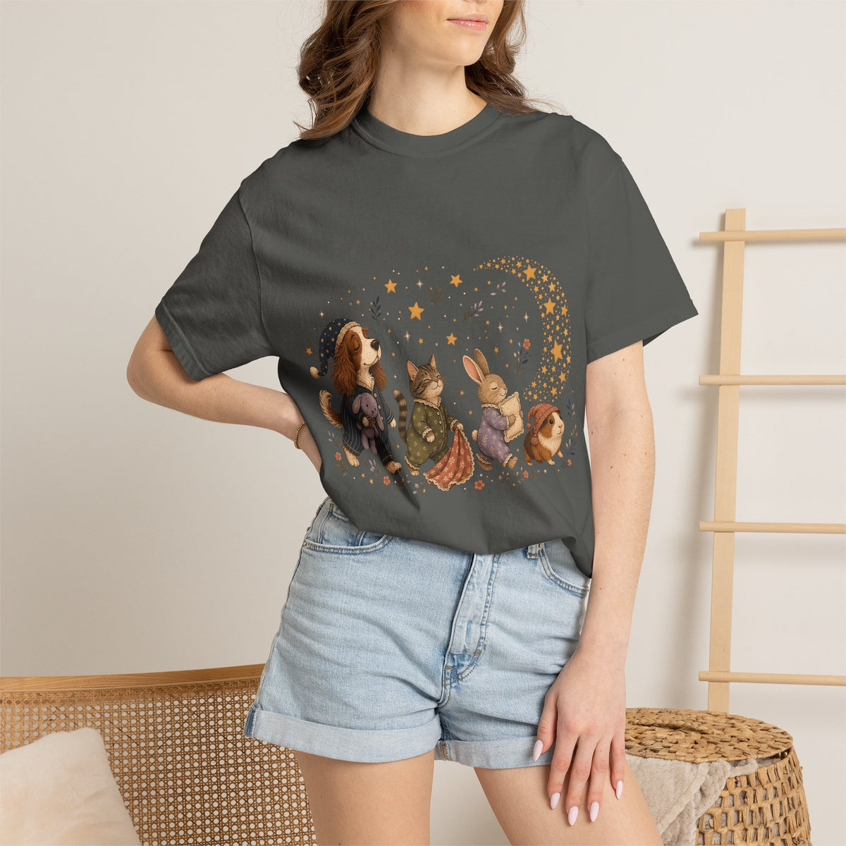 Cozy Bedtime Pet Parade T-Shirt