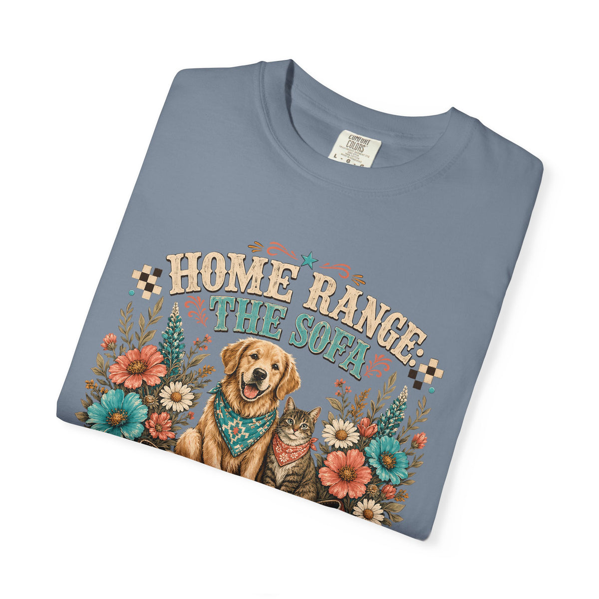 Home Range The Sofa Dog and Cat T-Shirt – Western Pet Parent Tee