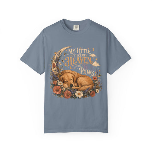 My Little Piece of Heaven Has Four Paws Shirt Pet Loss Gift