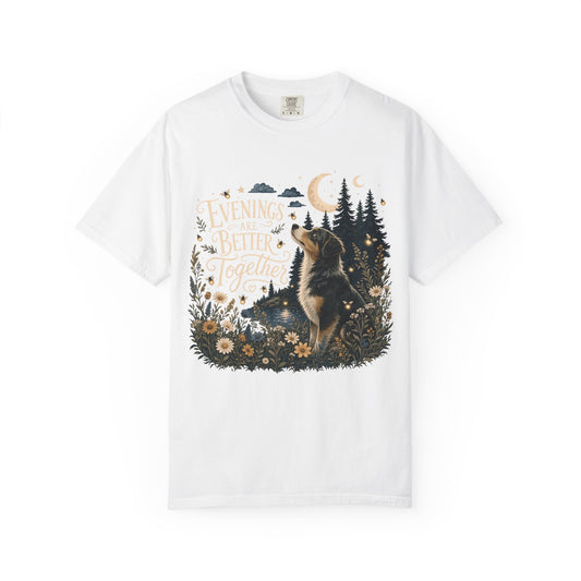 Evenings Are Better Together — Cute Pet Lover T-Shirt