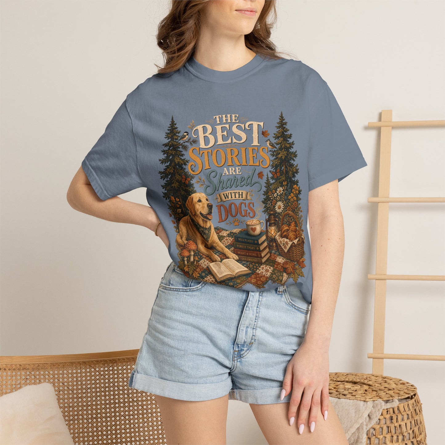 Best Stories Are Shared With Dogs T-Shirt