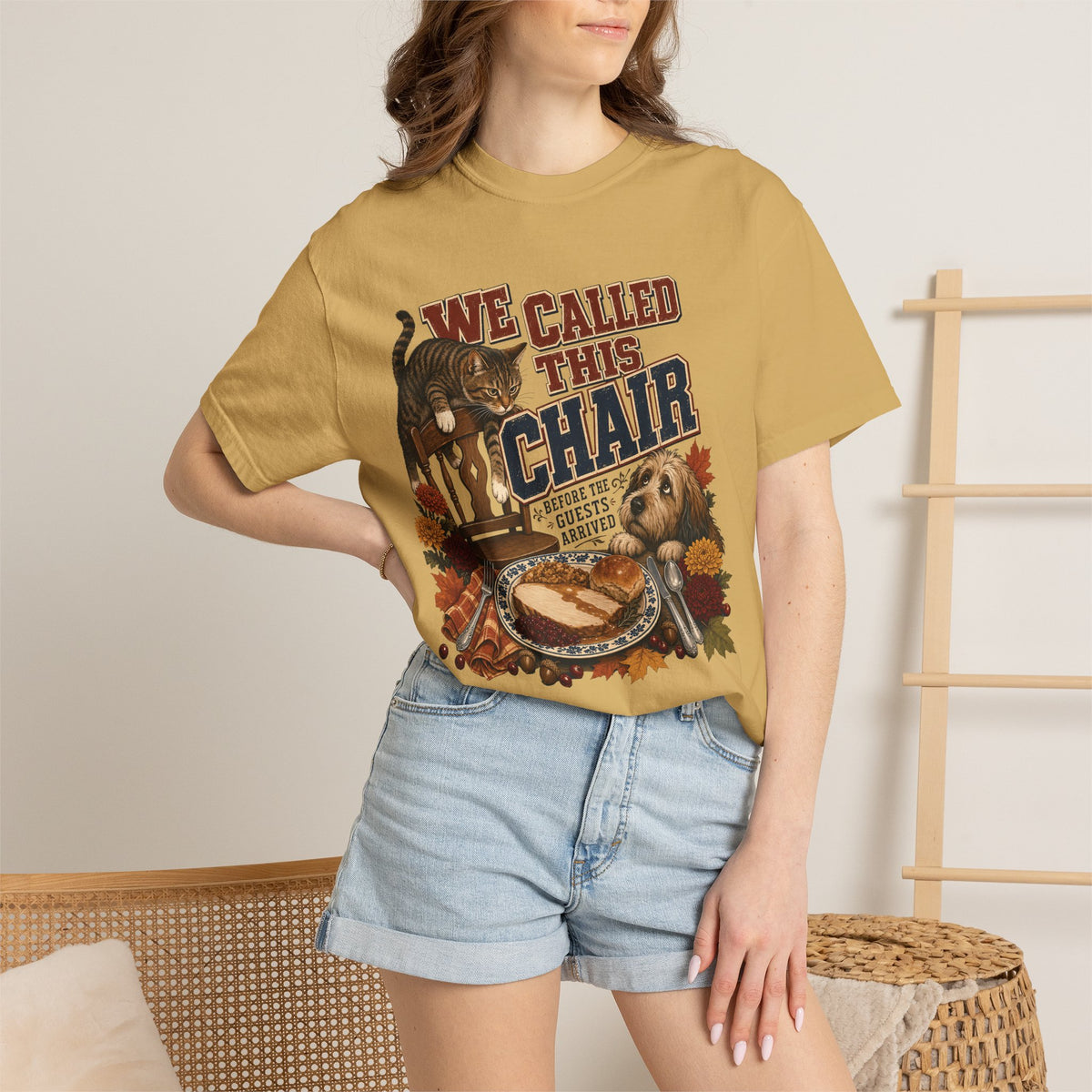 We Called This Chair – Funny Dog & Cat Pet Lover T-Shirt