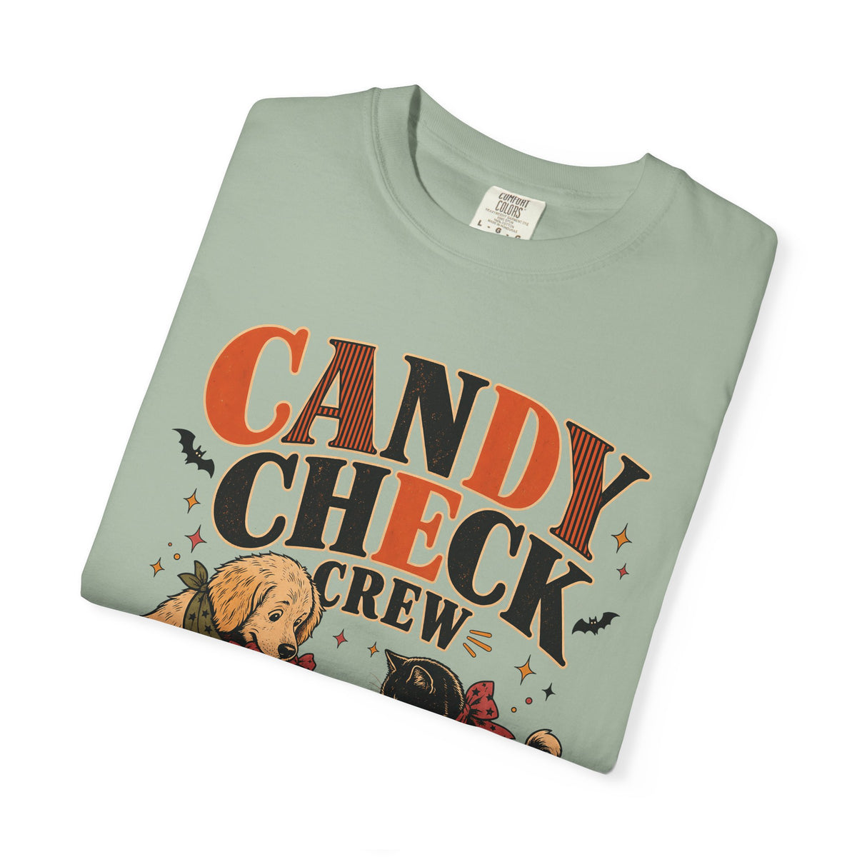 Candy Check Crew Halloween T-Shirt – Funny Dog & Cat Pet Lover Tee
