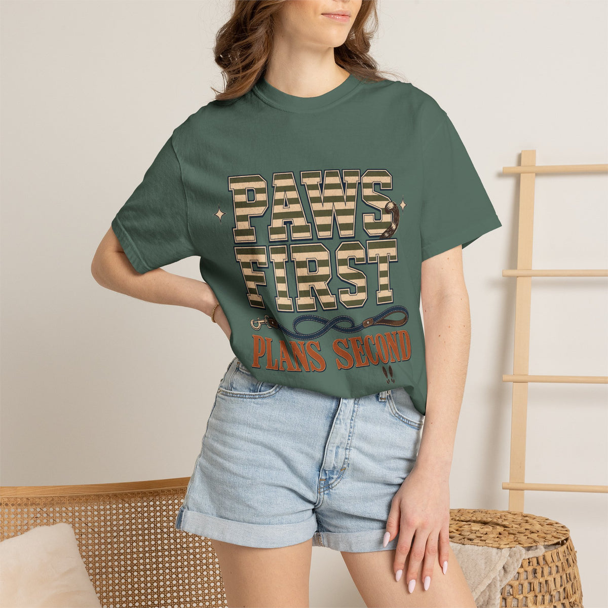 Paws First, Plans Second T-Shirt