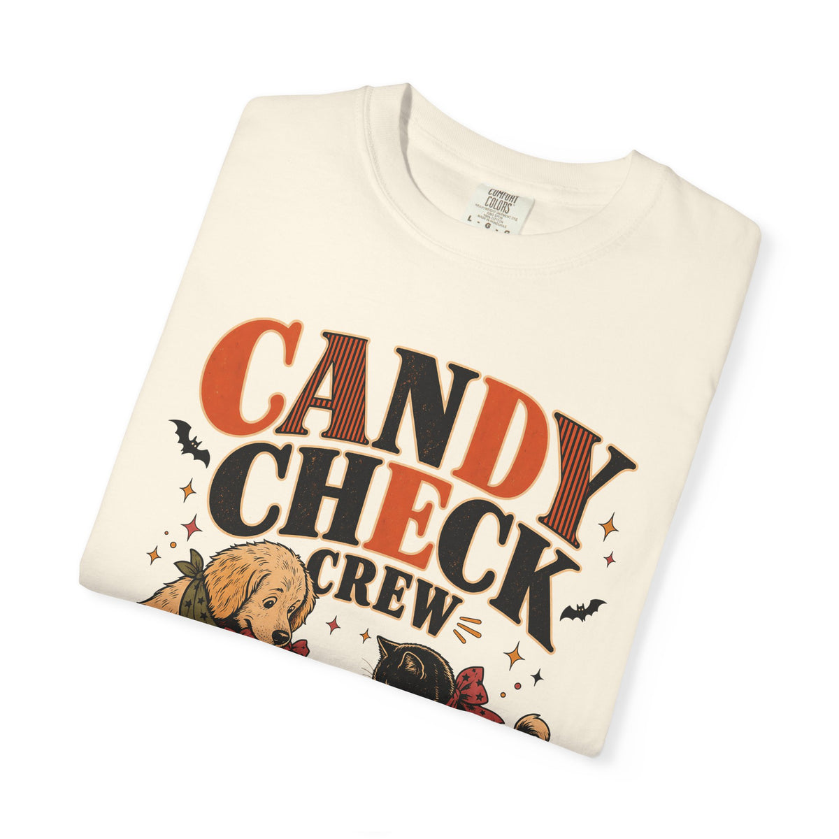 Candy Check Crew Halloween T-Shirt – Funny Dog & Cat Pet Lover Tee