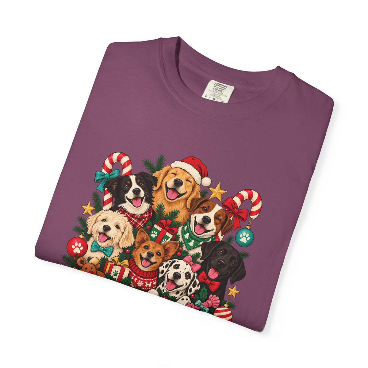 Christmas Is Better With the Whole Pack T-Shirt – Multi-Dog Christmas Tee