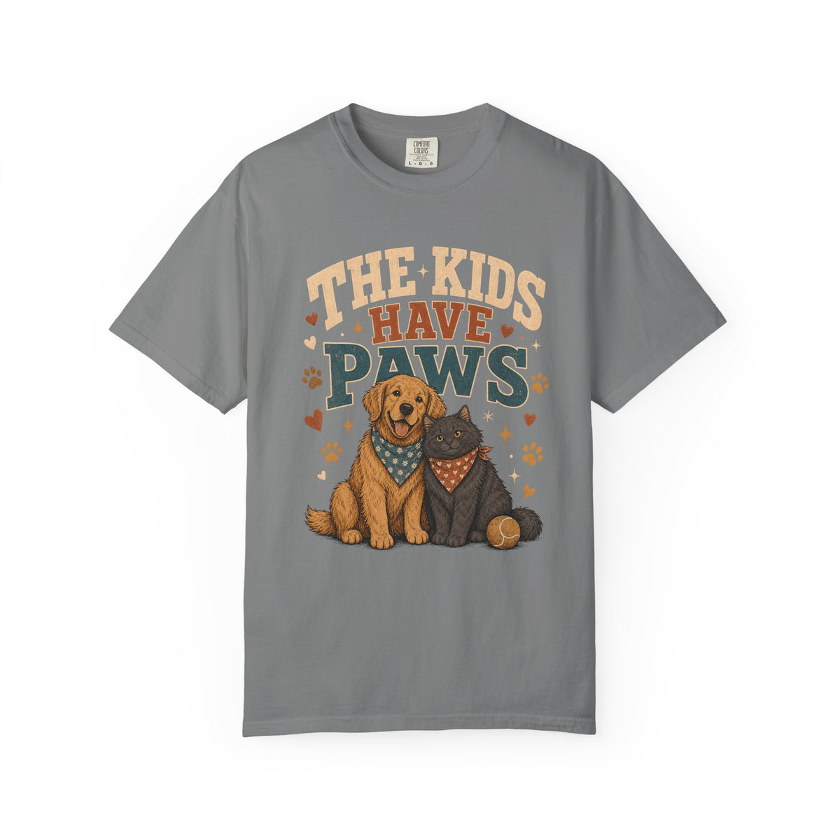 The Kids Have Paws Dog and Cat T-Shirt