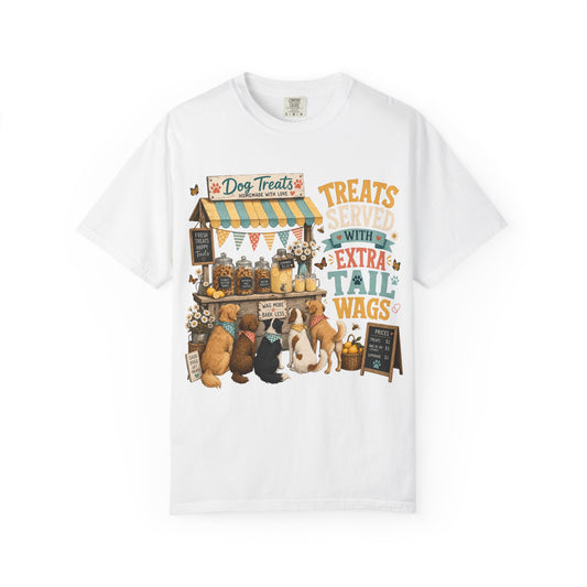 Treats Served With Extra Tail Wags T-Shirt