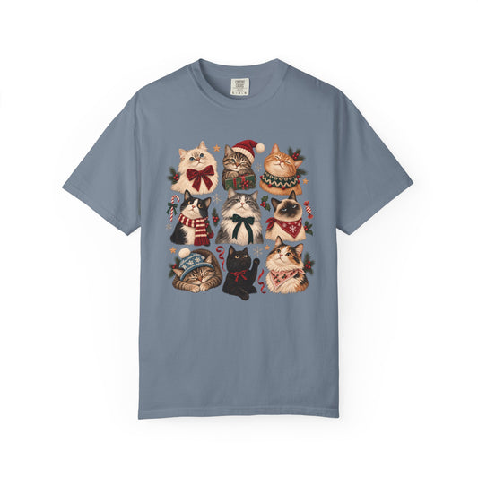 Christmas Cats T-Shirt – Festive Cat Lover & Multi-Cat Family Tee
