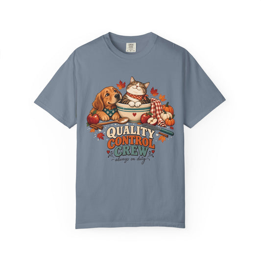 Quality Control Crew T-Shirt – Funny Dog & Cat Baking Pet Lover Tee