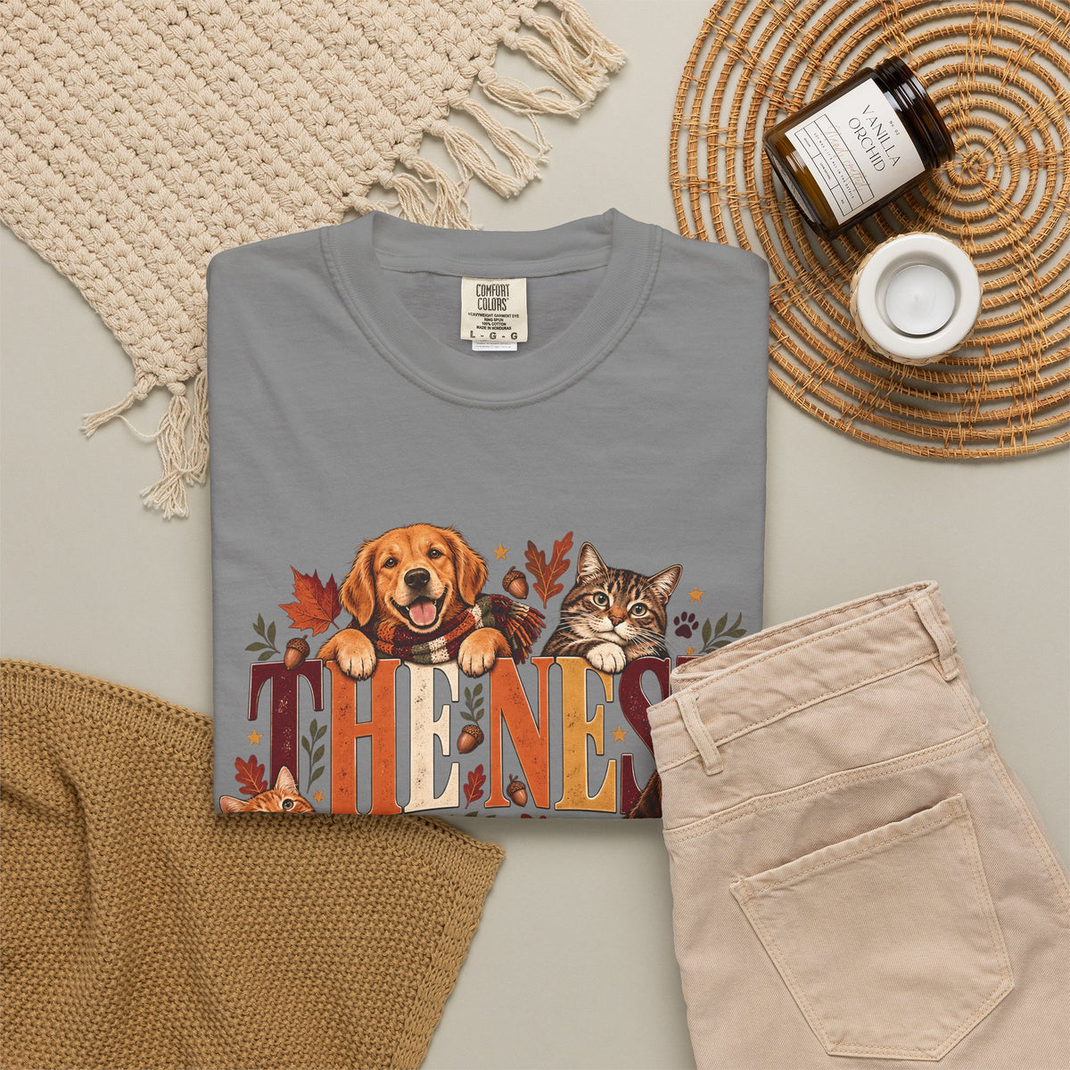The Nest Isn't Empty It's Covered in Fur T-Shirt – Funny Empty Nester Pet Lover Tee