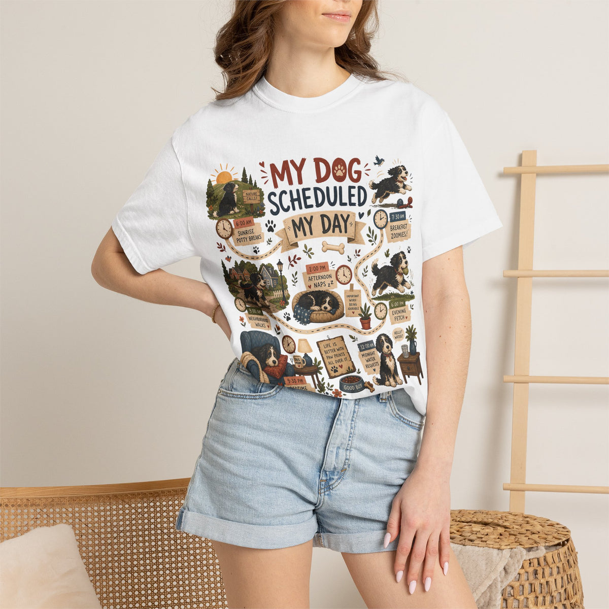 My Dog Scheduled My Day T-Shirt