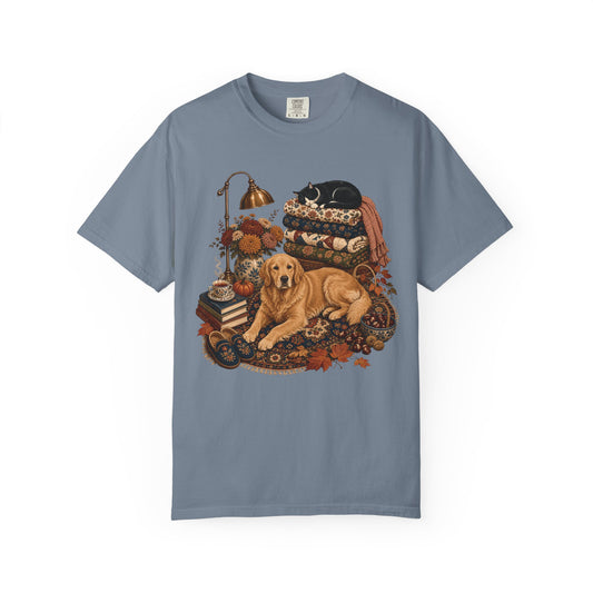 Happiness Is a House Full of Paws – Cozy Pet Lover T-Shirt