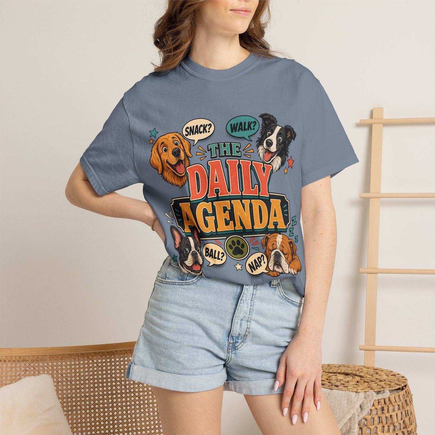 The Daily Agenda — Cute Pet Lover T-Shirt