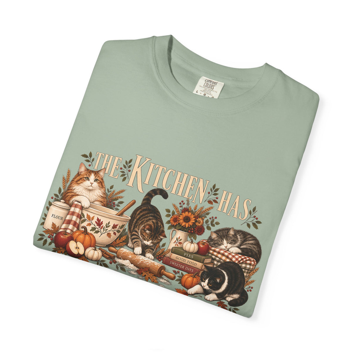The Kitchen Has Cat Supervision T-Shirt – Funny Cat Lover Baking Tee