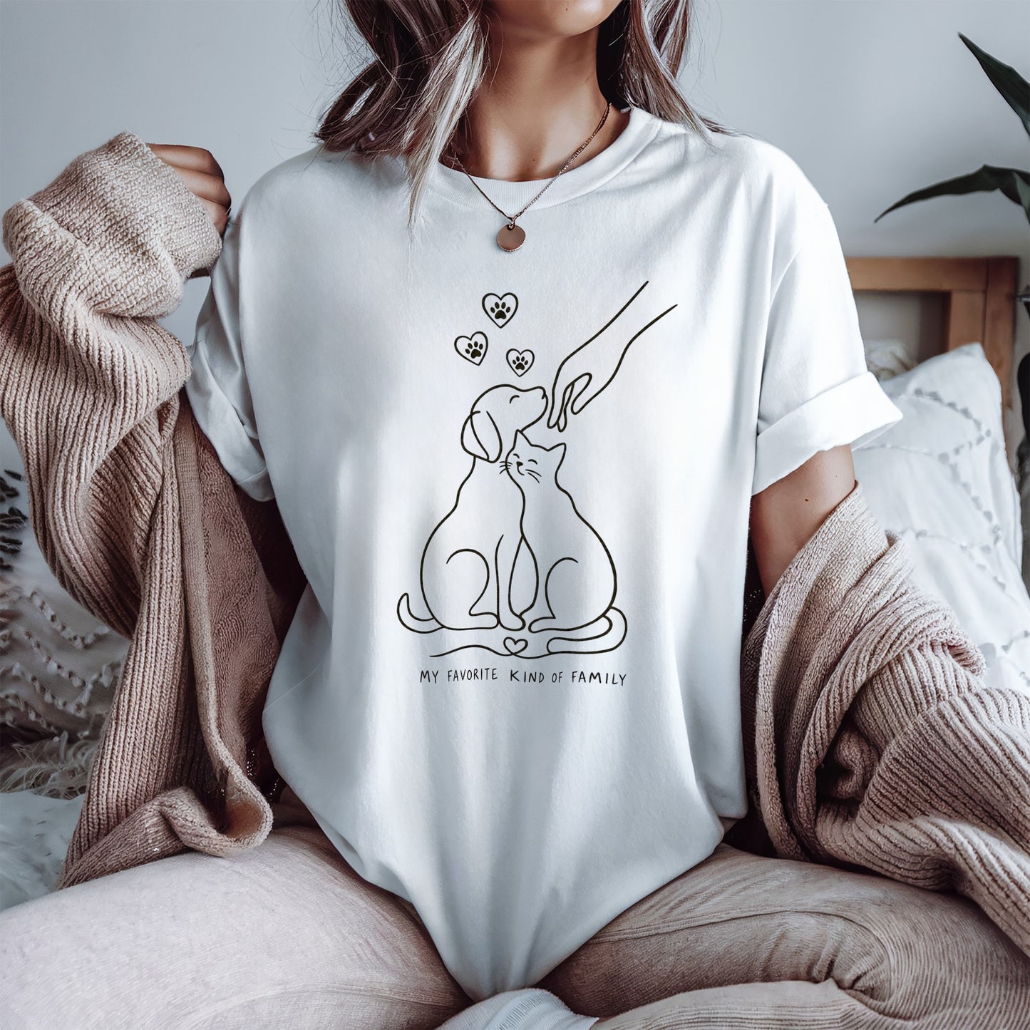 My Favorite Kind of Family - Beloved Pet - Pet Parent T-Shirt