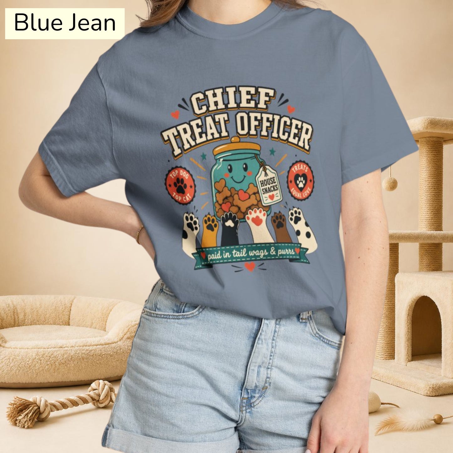 Chief Treat Officer Pet Parent — Cute Pet Lover T-Shirt