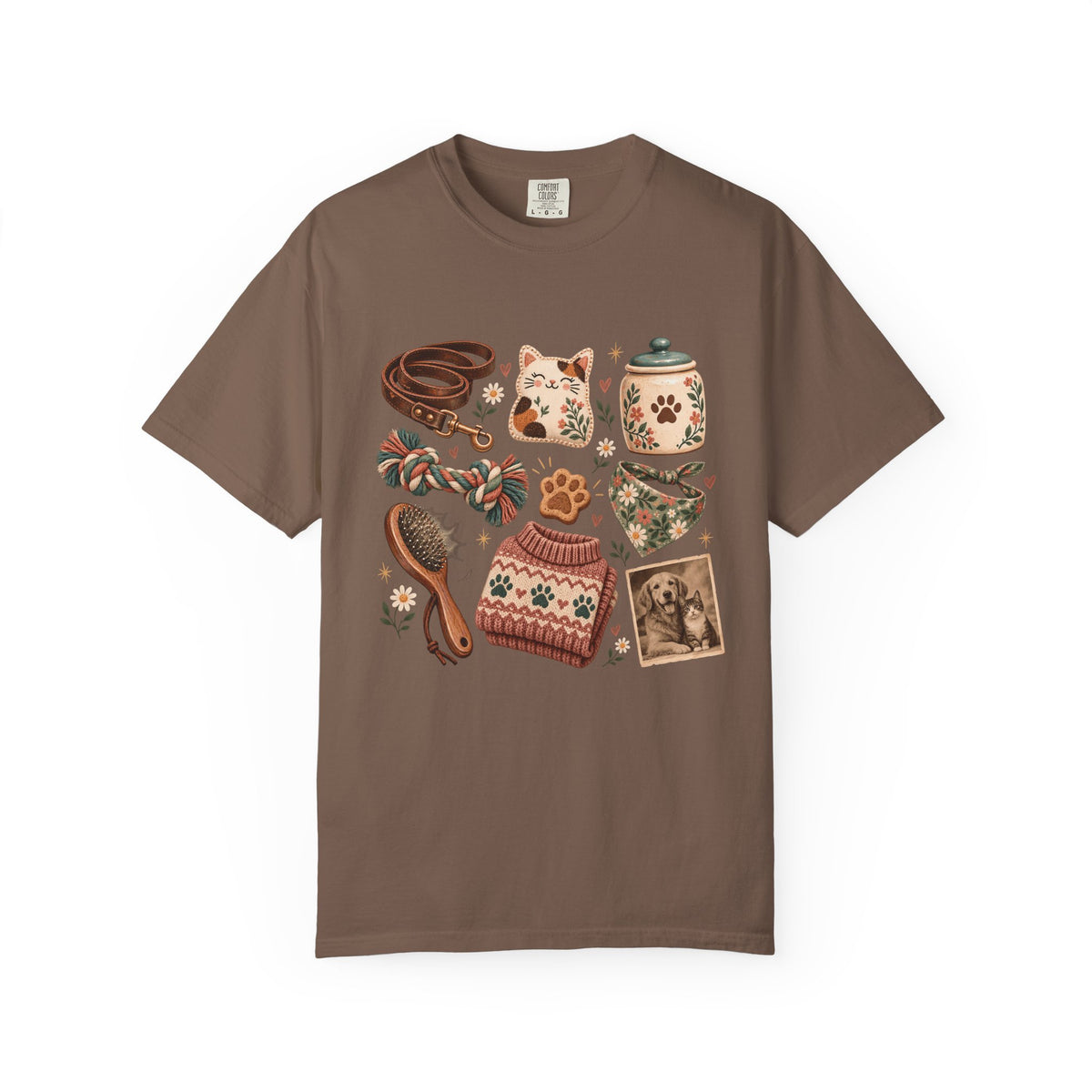 Cozy Pet Parent Essentials T-Shirt – Vintage Dog & Cat Lover Tee