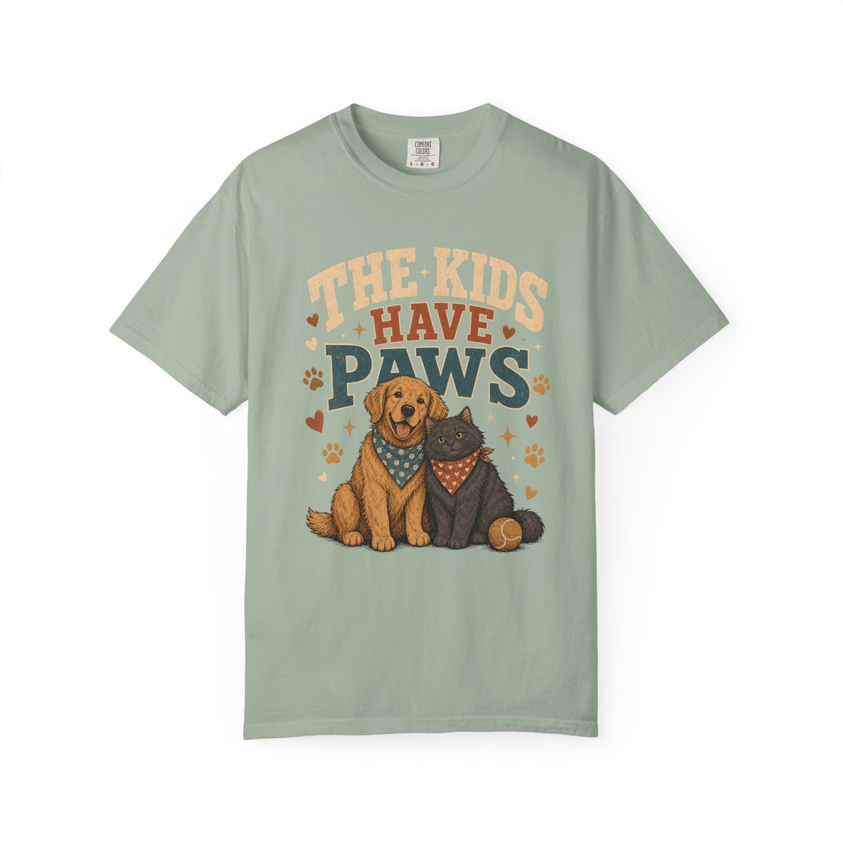 The Kids Have Paws Dog and Cat T-Shirt
