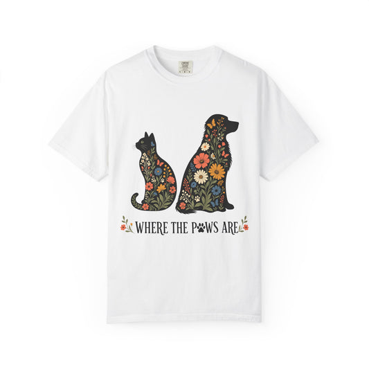 Botanical Dog and Cat Lover — Cute Pet Lover T-Shirt