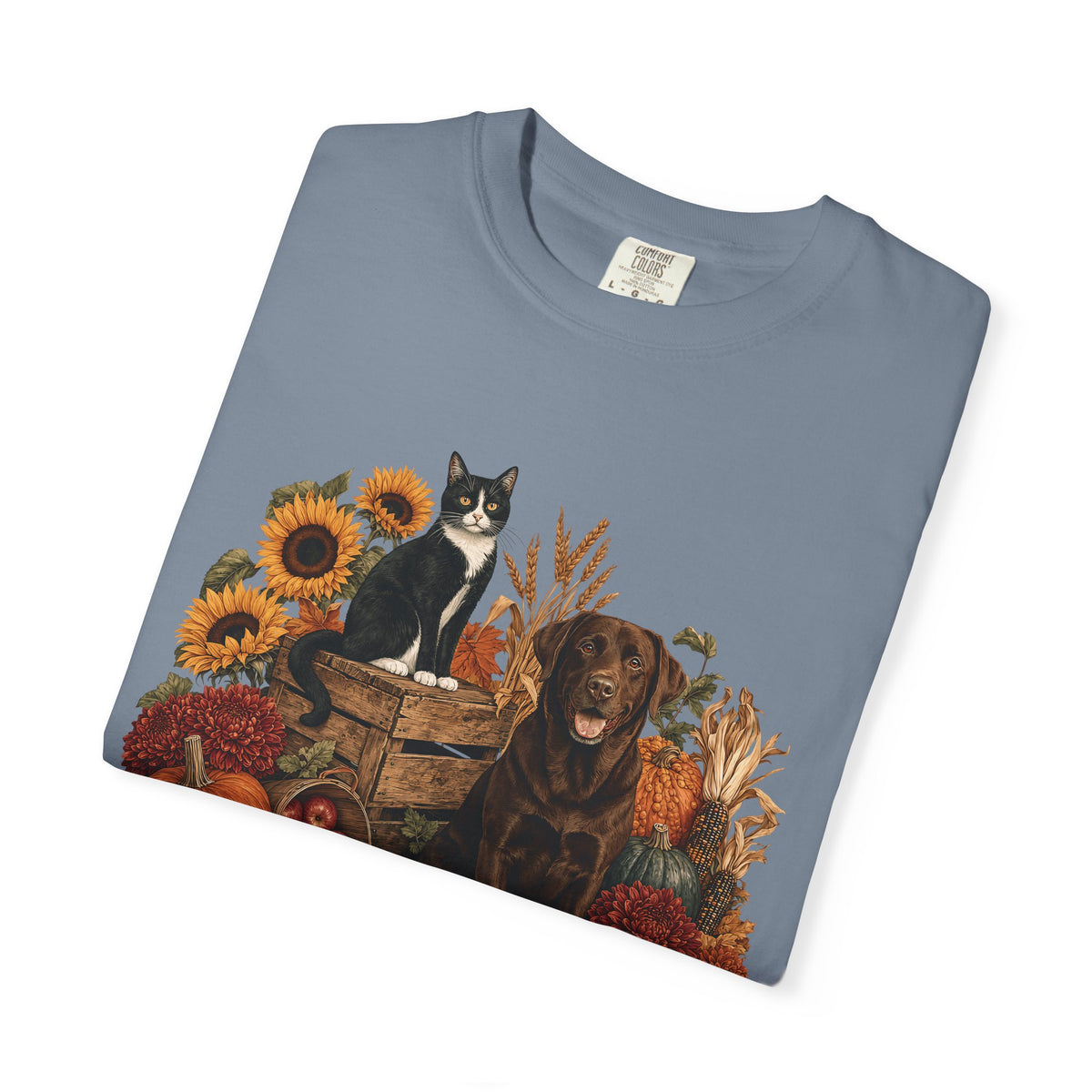 Autumn Paws T-Shirt – Cozy Fall Dog & Cat Lover Shirt