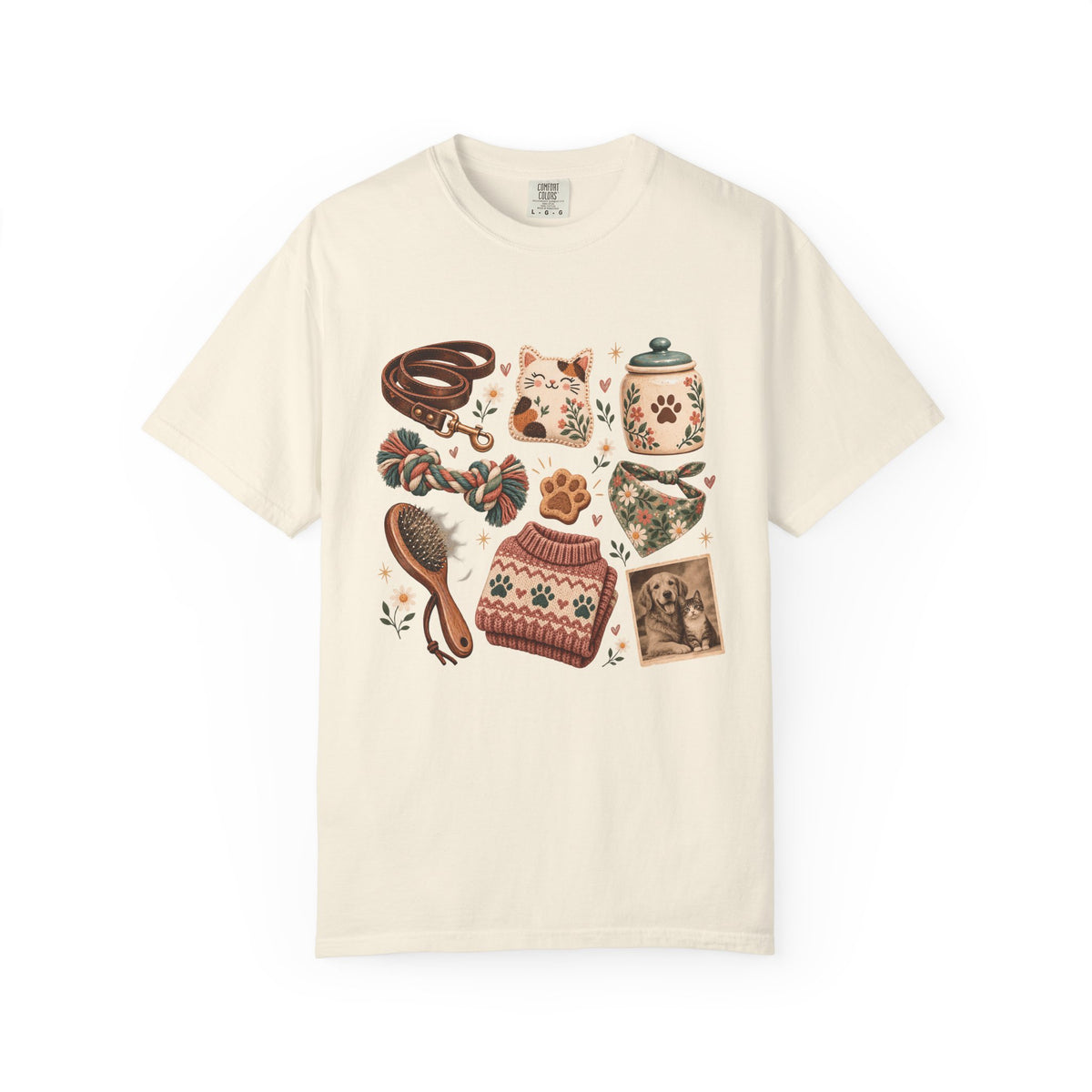 Cozy Pet Parent Essentials T-Shirt – Vintage Dog & Cat Lover Tee