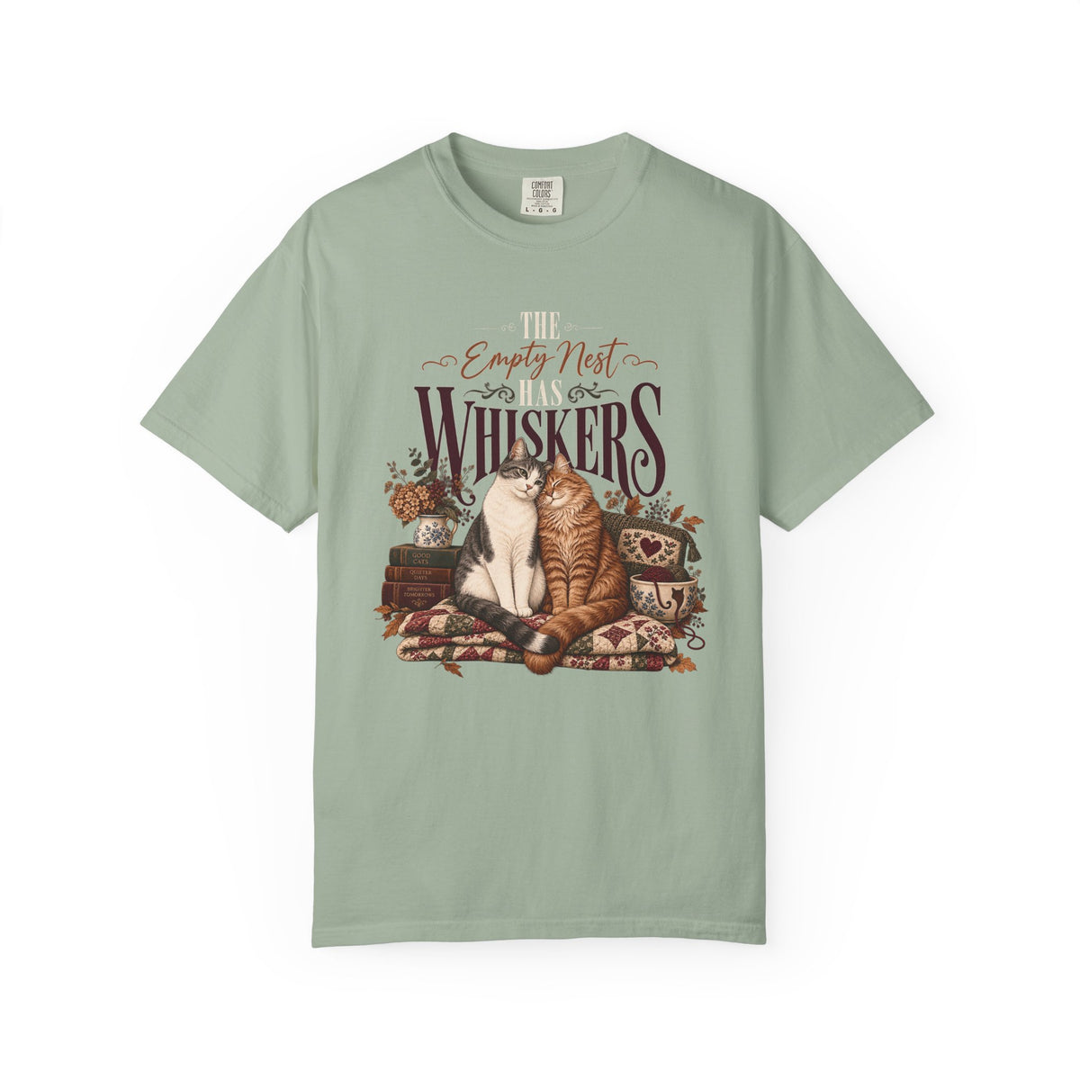 The Empty Nest Has Whiskers T-Shirt – Cat Mom Empty Nester Tee