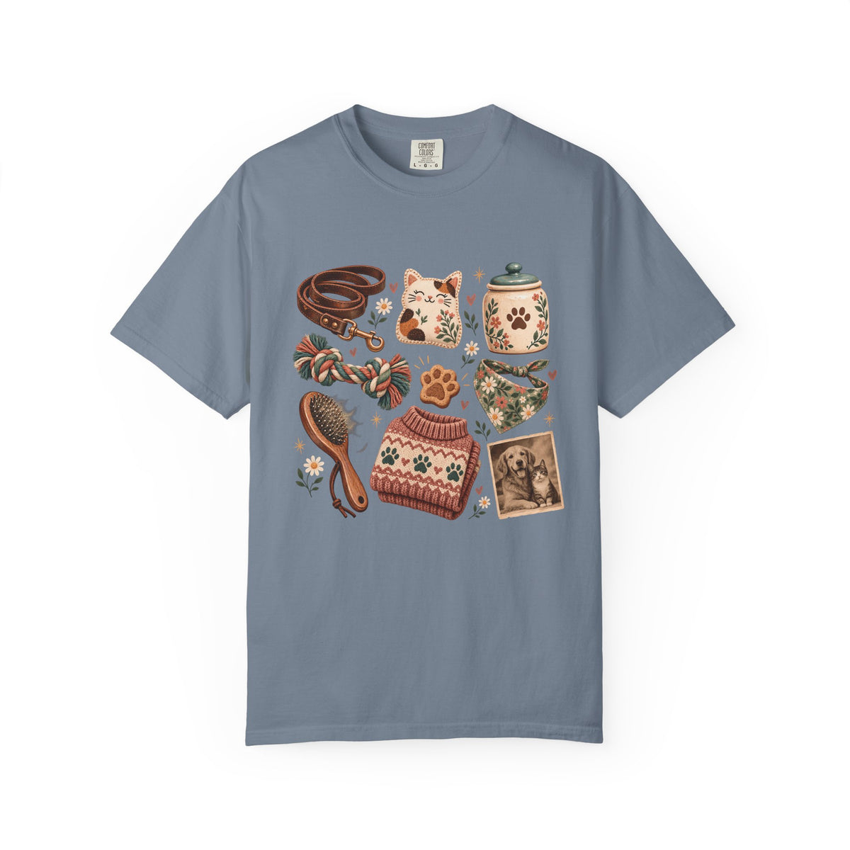 Cozy Pet Parent Essentials T-Shirt – Vintage Dog & Cat Lover Tee