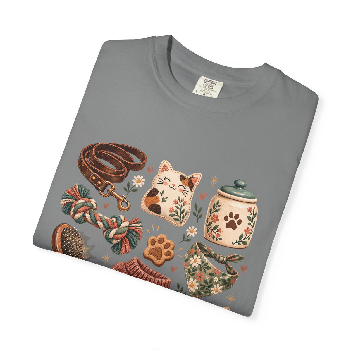 Cozy Pet Parent Essentials T-Shirt – Vintage Dog & Cat Lover Tee