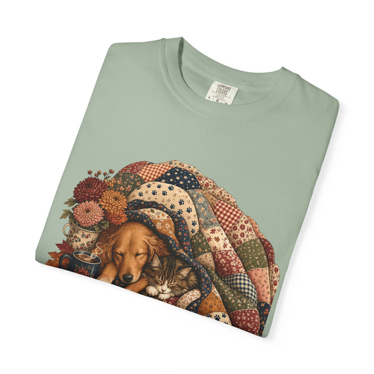 Cozy Season Is Better With Paws T-Shirt , Fall Dog & Cat Cozy Pet Parent