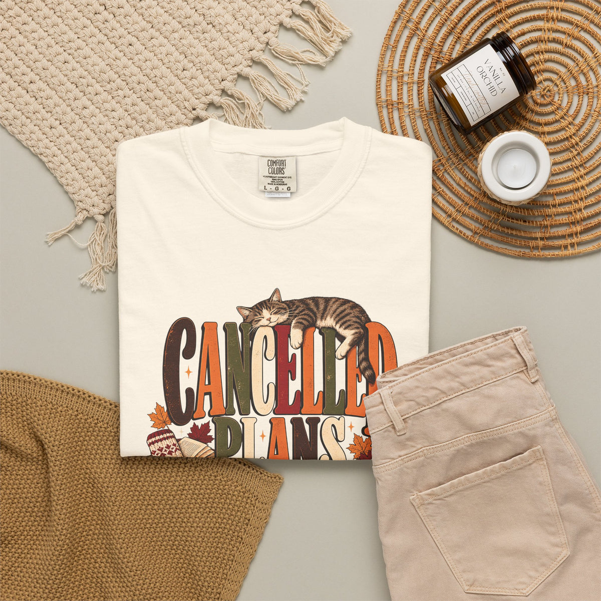 Cancelled Plans Cuddling Pets T-Shirt – Cozy Dog & Cat Pet Lover Tee