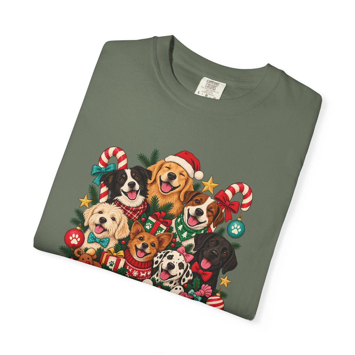 Christmas Is Better With the Whole Pack T-Shirt – Multi-Dog Christmas Tee