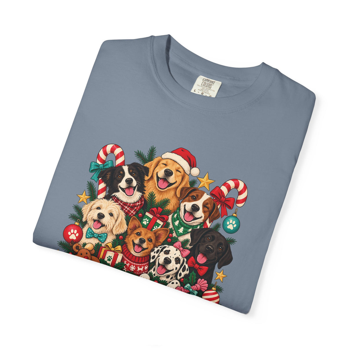 Christmas Is Better With the Whole Pack T-Shirt – Multi-Dog Christmas Tee
